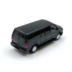 Black Ford E350 Van Diecast Model 1:64 Scale 8 S35078c5a96984042b7d5bc3db4d11784G
