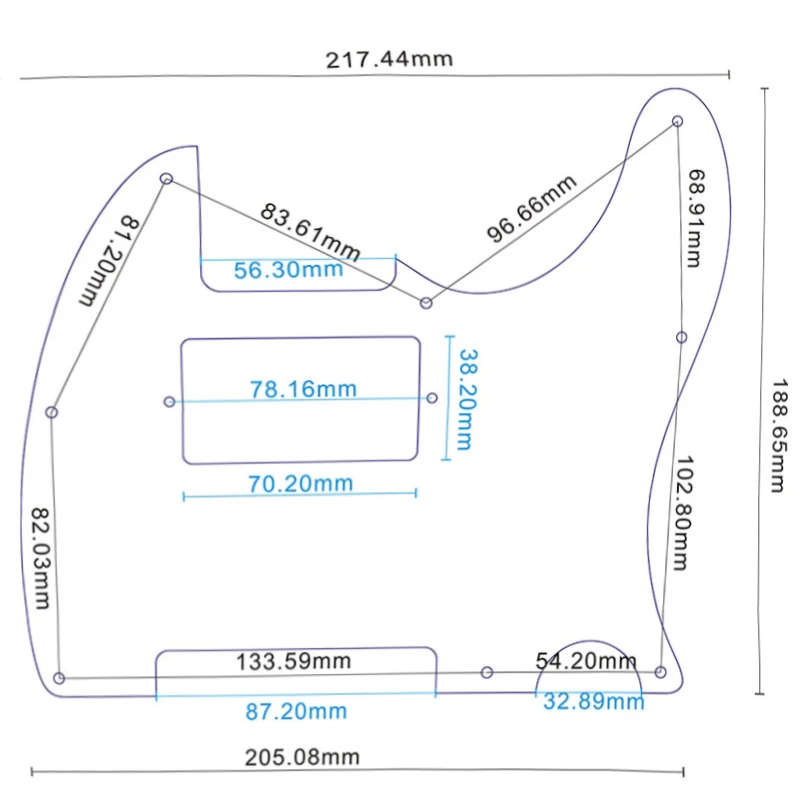 Tortoise Shell Pickguard for Telecaster 6 Tortoise Shell Pickguard for Telecaster - Image 6