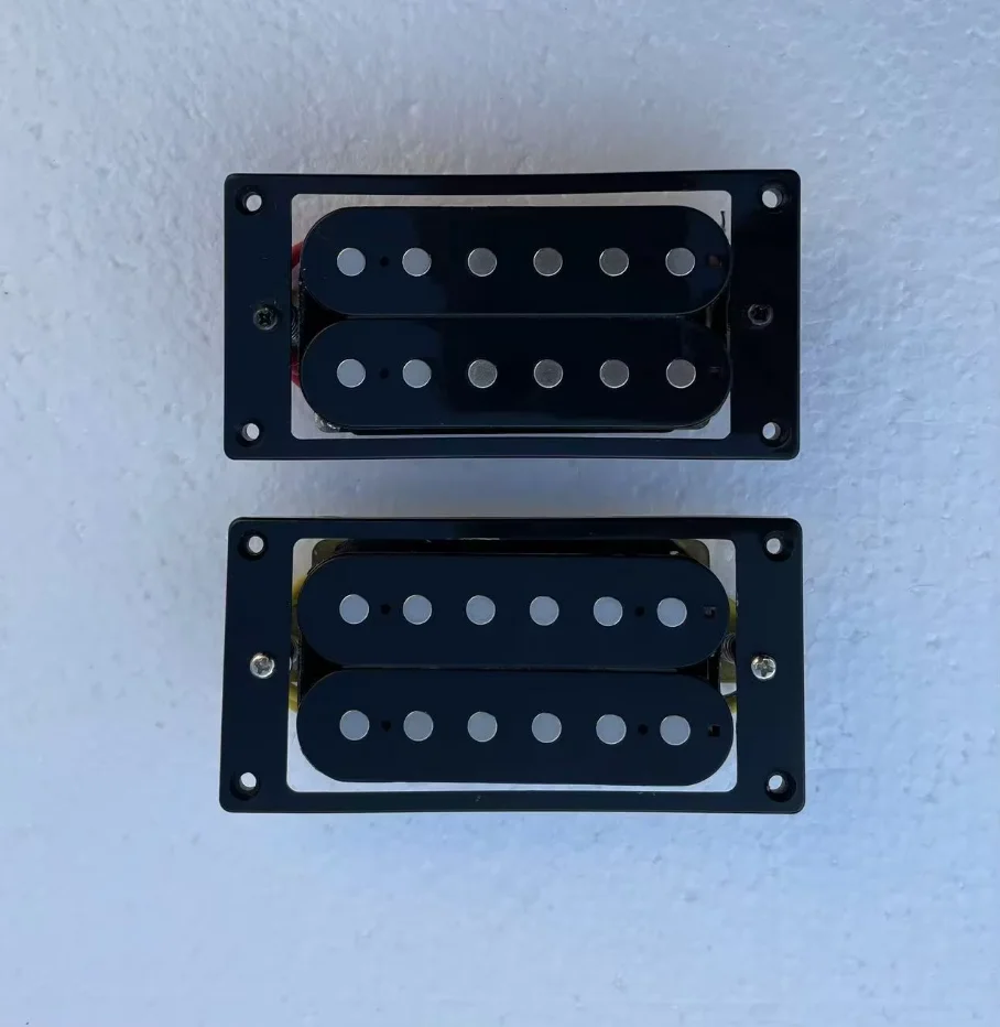 6-String Electric Guitar Pickup Set Black 1 6-String Electric Guitar Pickup Set Black