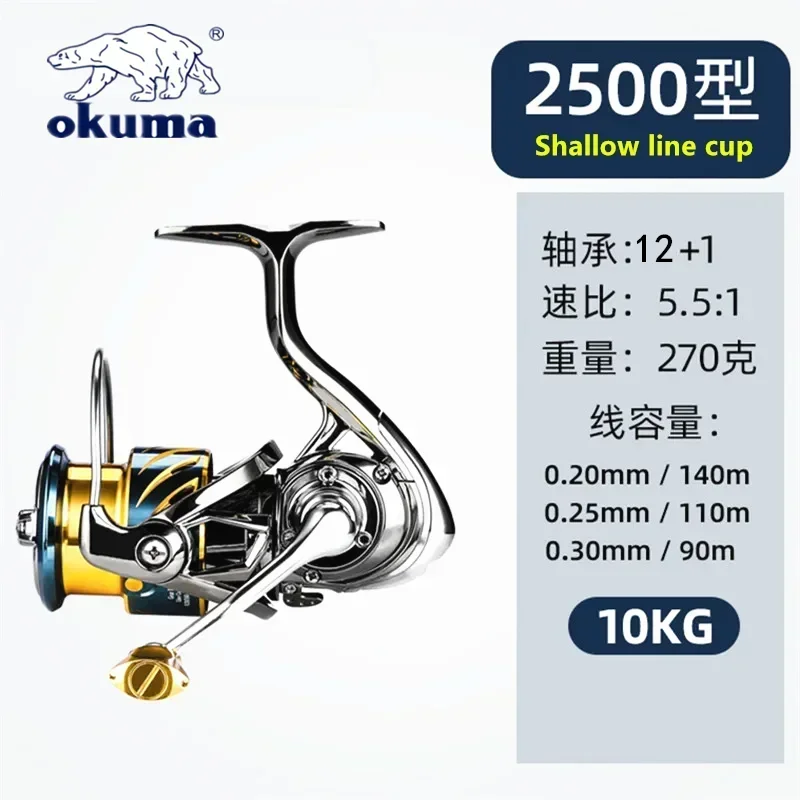Premium All-Metal Fishing Reel Model 1000-5000 8 Premium All-Metal Fishing Reel Model 1000-5000 - Image 8