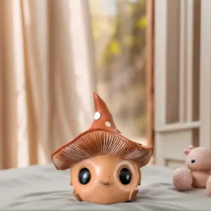 Whimsical Mushroom Elf Resin Figurine 11 S351776eae61a43d2af6082c6410e812es