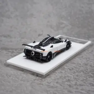 White Pagani Zonda 1:64 Scale Diecast Model 8 S351b3378ef664fbb955cc372944b89ea1