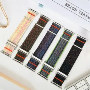 Nylon Sport Strap for Apple Watch Series 1-11 13 S35247ac6ae0c477c9678e3dadbed59ed1