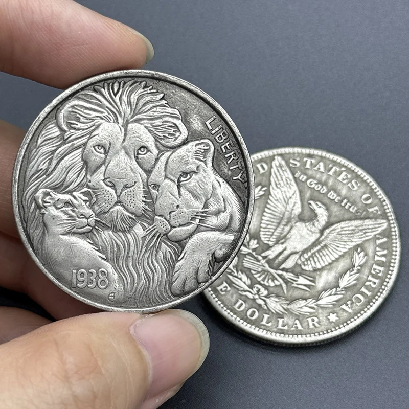 Vintage Copper Commemorative Coin Display 6 Vintage Copper Commemorative Coin Display - Image 6