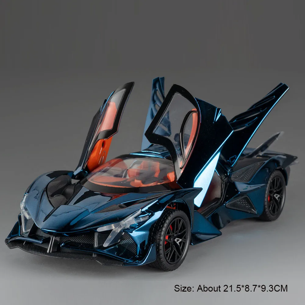 1:24 Scale Iridescent Supercar Model 7 1:24 Scale Iridescent Supercar Model - Image 7