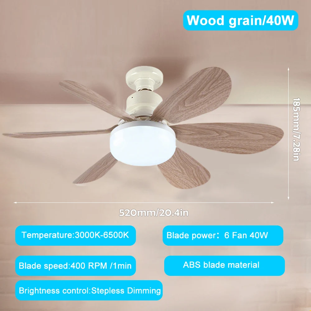 Modern smart ceiling fan with LED lighting 7 Modern smart ceiling fan with LED lighting - Image 7
