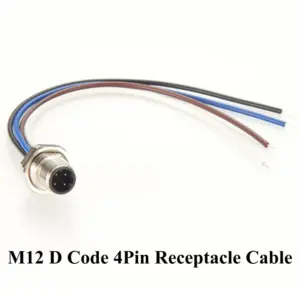 IP67 Waterproof M12 Connector Cable for Industry