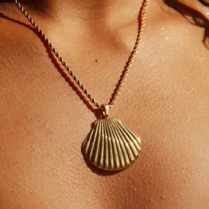 Coastal-Inspired Stainless Steel Gold Pendant Necklace 12 S3564020015c54c4fa00ba0718d719447G