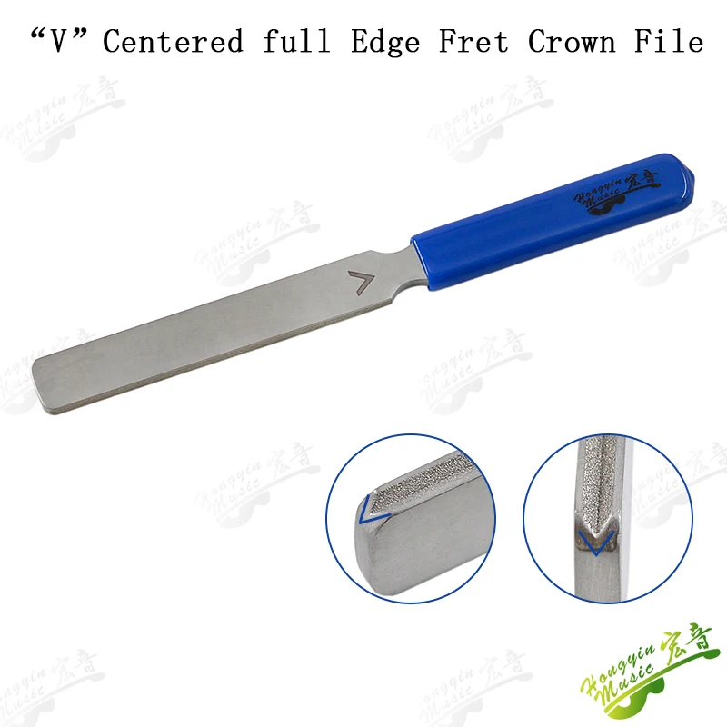 V Shape Diamond Fret Crown File Set for Guitars 3 V Shape Diamond Fret Crown File Set for Guitars - Image 3
