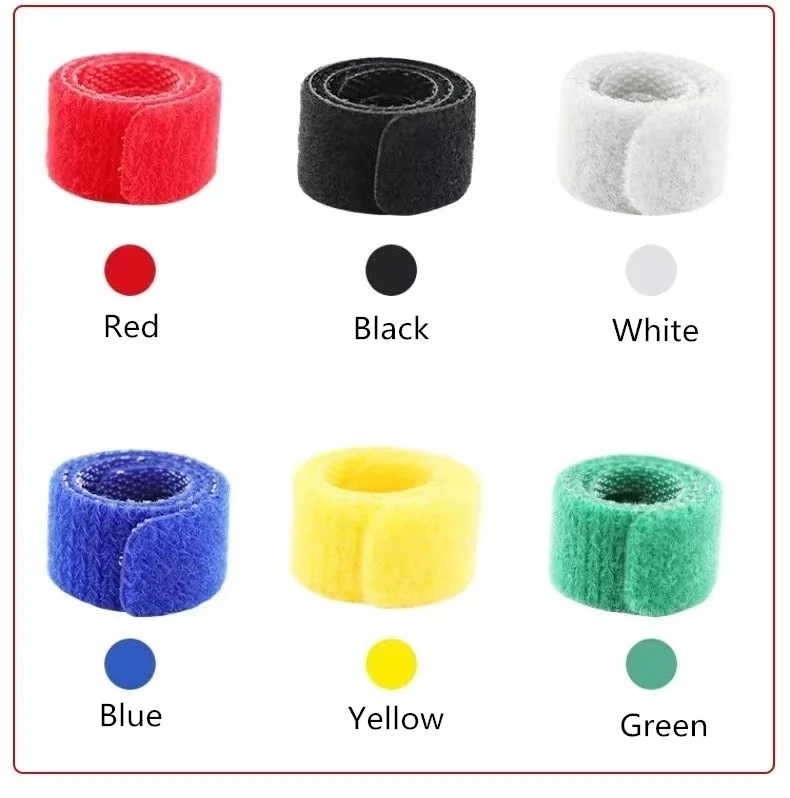 Colorful Nylon Cable Organizer 150x12mm Pack of 10 6 Colorful Nylon Cable Organizer 150x12mm Pack of 10 - Image 6