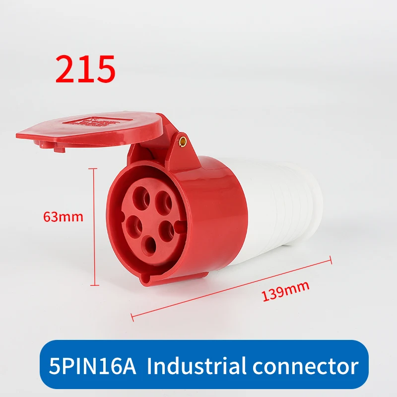 Industrial Waterproof Power Socket, 16A 220V 8 Industrial Waterproof Power Socket, 16A 220V - Image 8
