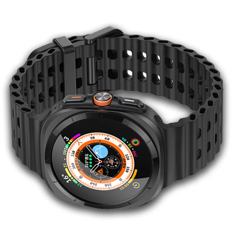 Vibrant Silicone Band for Samsung Galaxy Watch Ultra 3 Vibrant Silicone Band for Samsung Galaxy Watch Ultra - Image 3