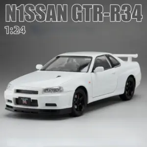 Vibrant Blue Nissan Skyline GTR R34 Model 14 S35ab957220c44eafbde9c11ac1a22b30u