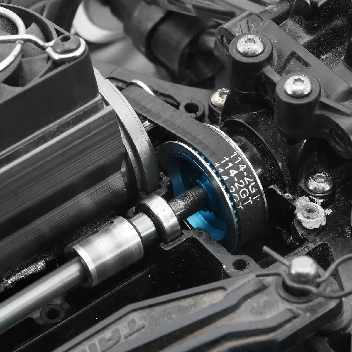 RC Car Belt Drive System for Tamiya TT02 3 RC Car Belt Drive System for Tamiya TT02 - Image 3