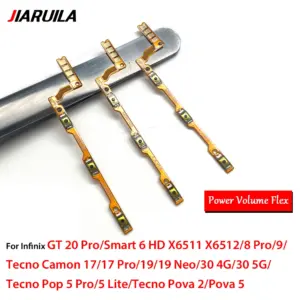 Tecno Smartphone Power & Volume Flex Cable Replacement 13 S35e2b48fb1304b5f8ded0c175dd2eb4dX