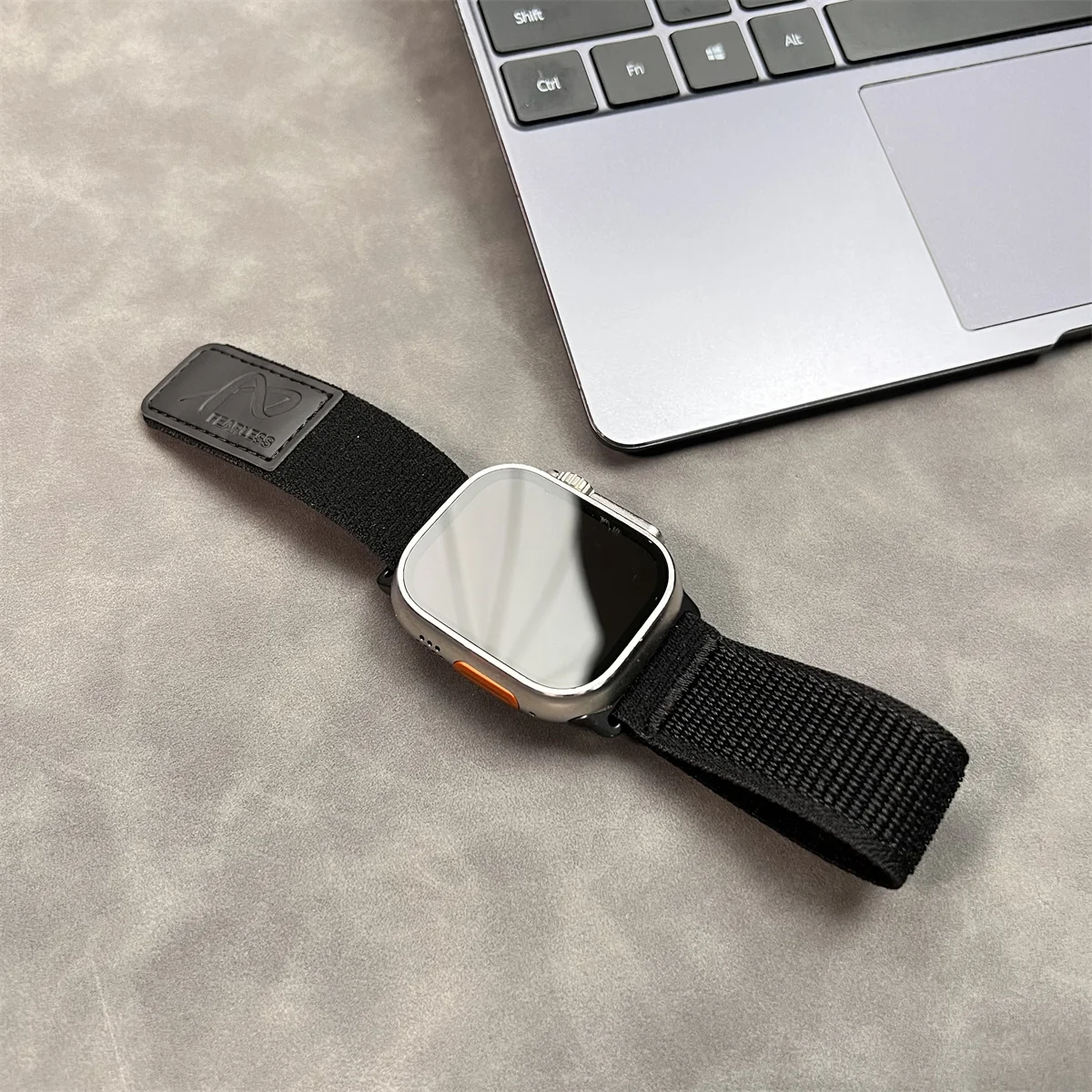 Nylon Leather Apple Watch Strap 38-49mm 8 Nylon Leather Apple Watch Strap 38-49mm - Image 8