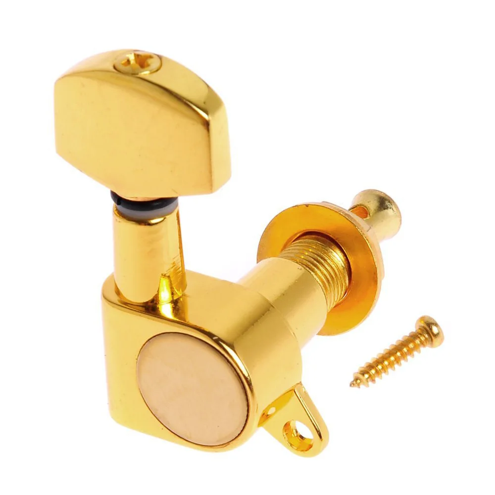 Gold-Plated Guitar Tuners Set for Electric Guitars 5 Gold-Plated Guitar Tuners Set for Electric Guitars - Image 5