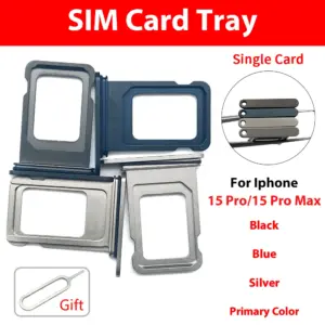 Set of 20 Metal SIM Trays for iPhone 15 Pro Max 13 S3614504c810d42669ac348c287045827R 1