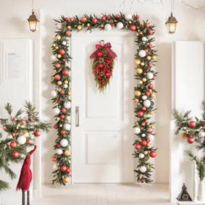 Festive Christmas Wreath with Ornaments 10 S36171d7efa9948aa86af310a110f01b68