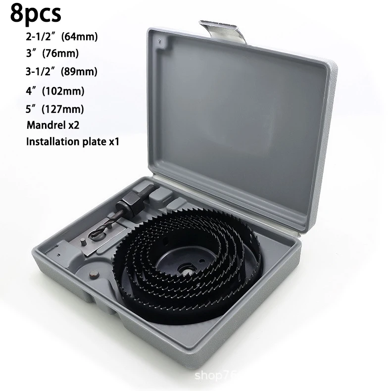 Professional Hole Saw Set 3/4" to 5" (19-127mm) 9 Professional Hole Saw Set 3/4" to 5" (19-127mm) - Image 9