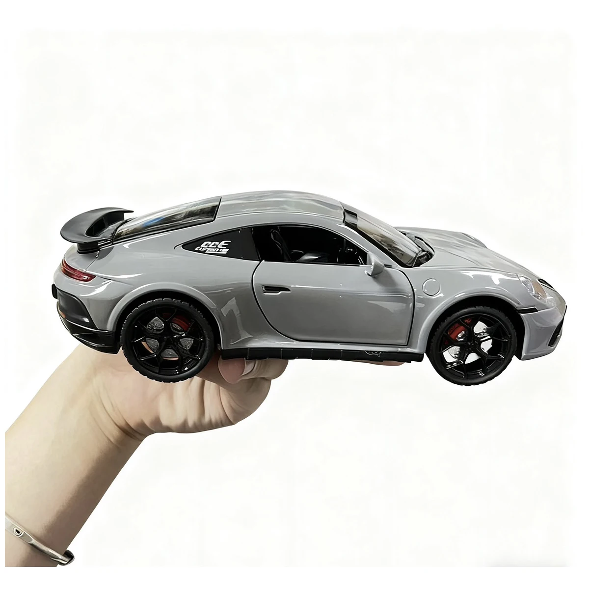 1:22 Scale Gray Alloy Sports Car Model 1 1:22 Scale Gray Alloy Sports Car Model