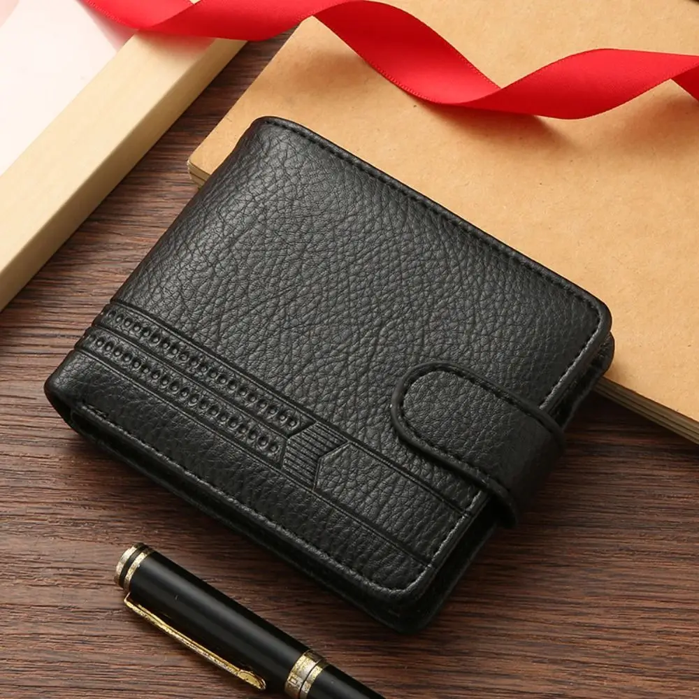 Black Men's Wallet with Zipper Closure 8 Black Men's Wallet with Zipper Closure - Image 8