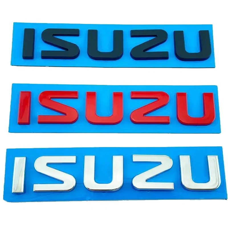 ISUZU D-MAX Rear Emblem Badge Set in Multiple Finishes 8 ISUZU D-MAX Rear Emblem Badge Set in Multiple Finishes - Image 8