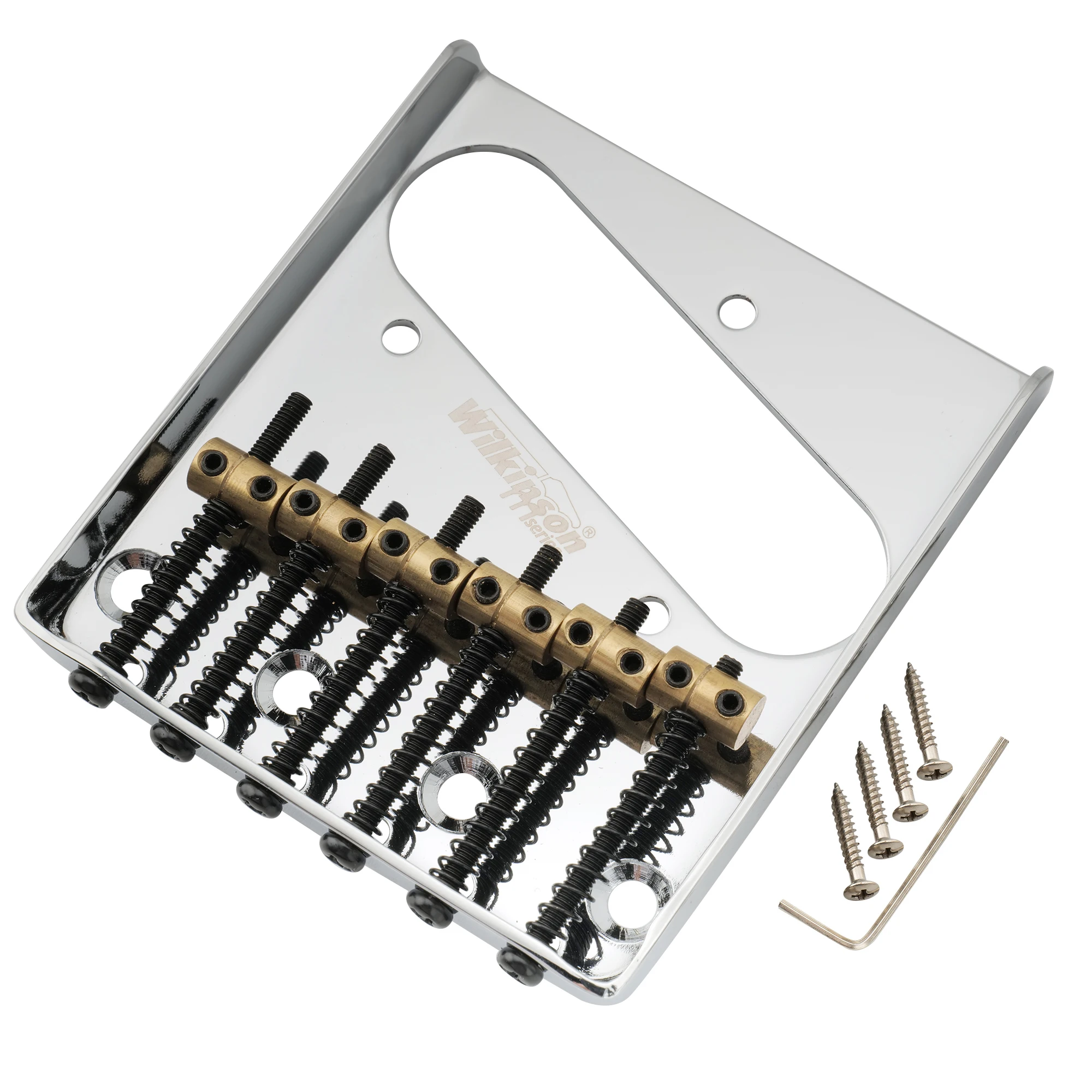 Wilkinson M Series 54mm Vintage Ashtray Bridge for Tele Guitars 4 Wilkinson M Series 54mm Vintage Ashtray Bridge for Tele Guitars - Image 4