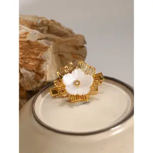 Elegant Stainless Steel Gold Flower Hair Clip 10 S36c6d44d9f2f4967ad4427665180b12di