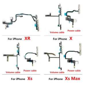 Flex Cable Set for iPhone 7, 8 Plus, X, XR, XS Max 11 S36cabc5bab554476937bb8d0ffee910cC