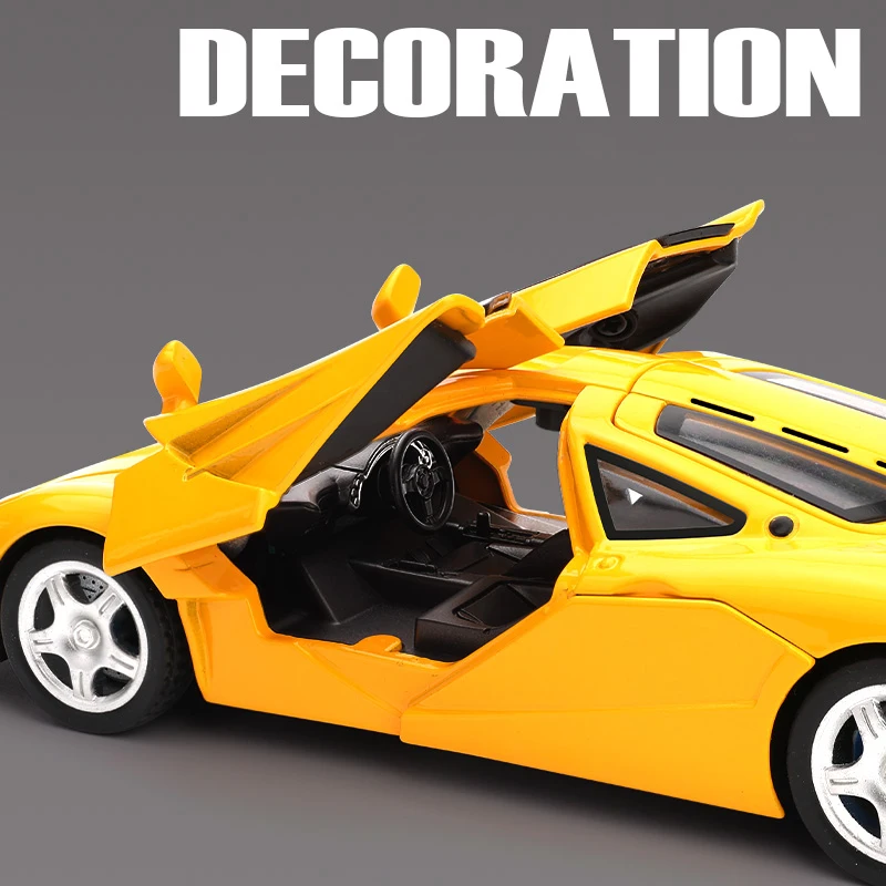 Maisto 1:32 Supercar Diecast Model Yellow 6 Maisto 1:32 Supercar Diecast Model Yellow - Image 6