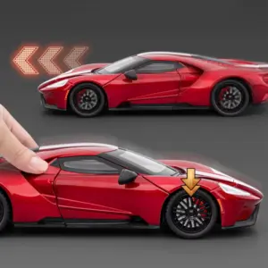 Yellow Ford GT Diecast Model 1:24 Scale 15 S36f033fb13a74aff9277186427a0efe0n