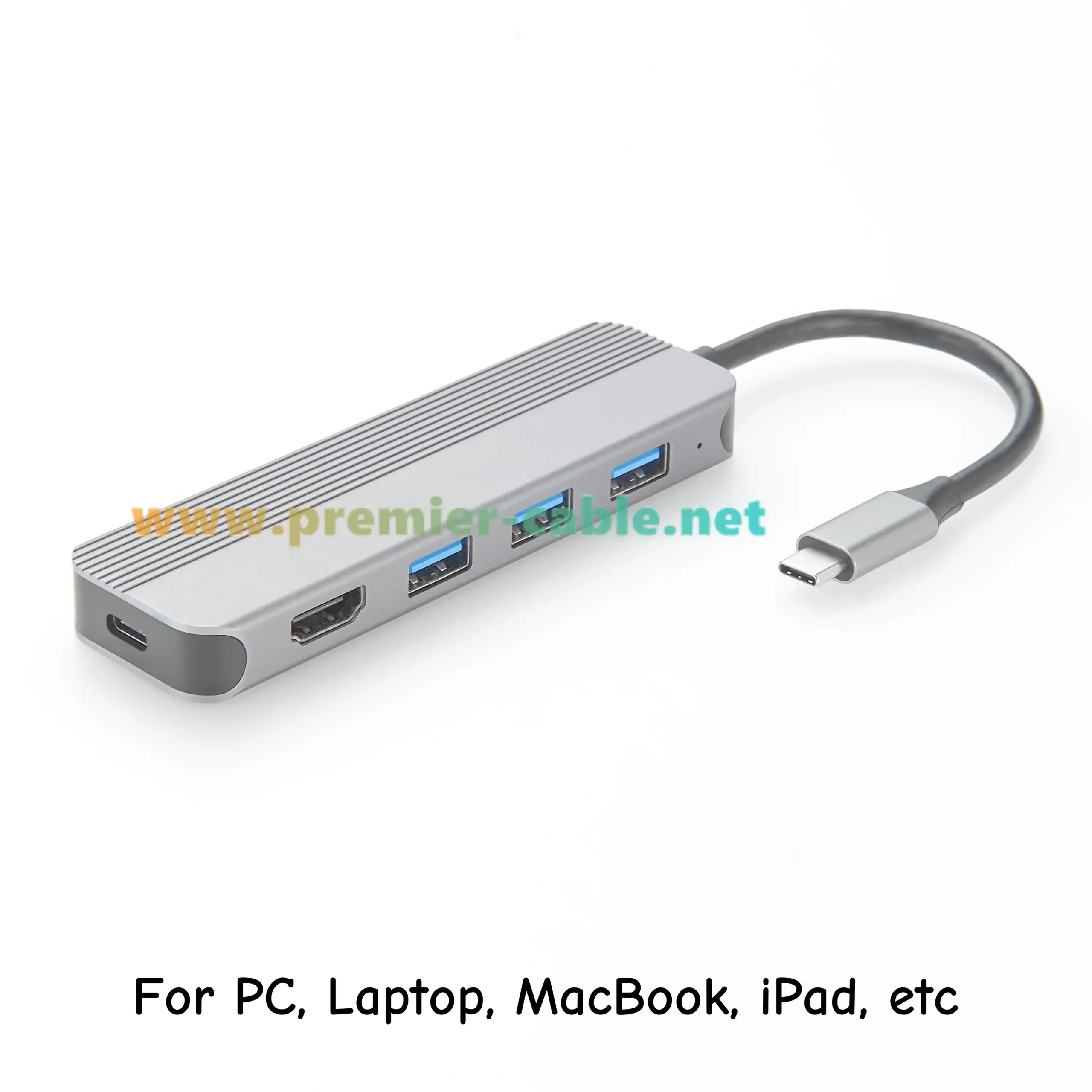 Space Grey USB-C Docking Station with 4K HDMI 3 Space Grey USB-C Docking Station with 4K HDMI - Image 3