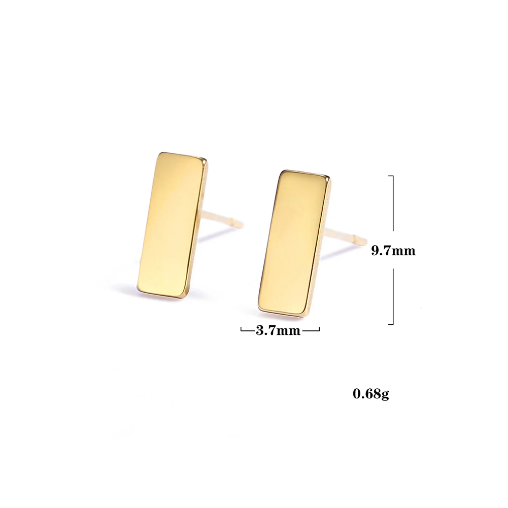 Gold Heart Stud Earrings for Women 7 Gold Heart Stud Earrings for Women - Image 7