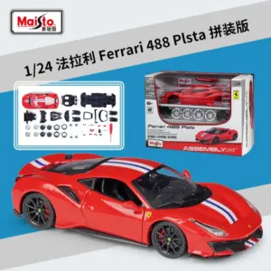 Ferrari 488 Pista Convertible Diecast Model 1:24 Scale 11 S3718c64ef4f5472a8ff2c893a32b173bt