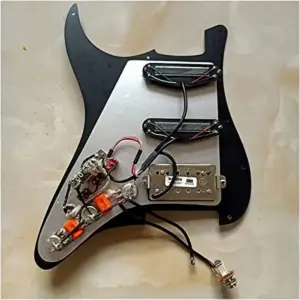 Black SSH Strat Pickguard with Mini Humbucker 9 S372ffde75efd4c6a9abde2d482c442096