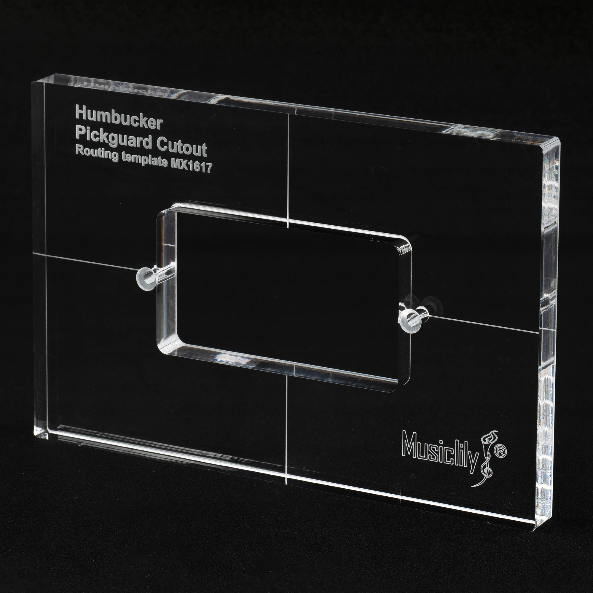 Humbucker Routing Template Acrylic 147.5x97.5mm 5 Humbucker Routing Template Acrylic 147.5x97.5mm - Image 5