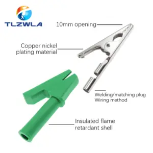 Colorful Insulated Alligator Clips Set for Electrical Testing 14 S37386c8e9b1745099cb5054c18393aedJ