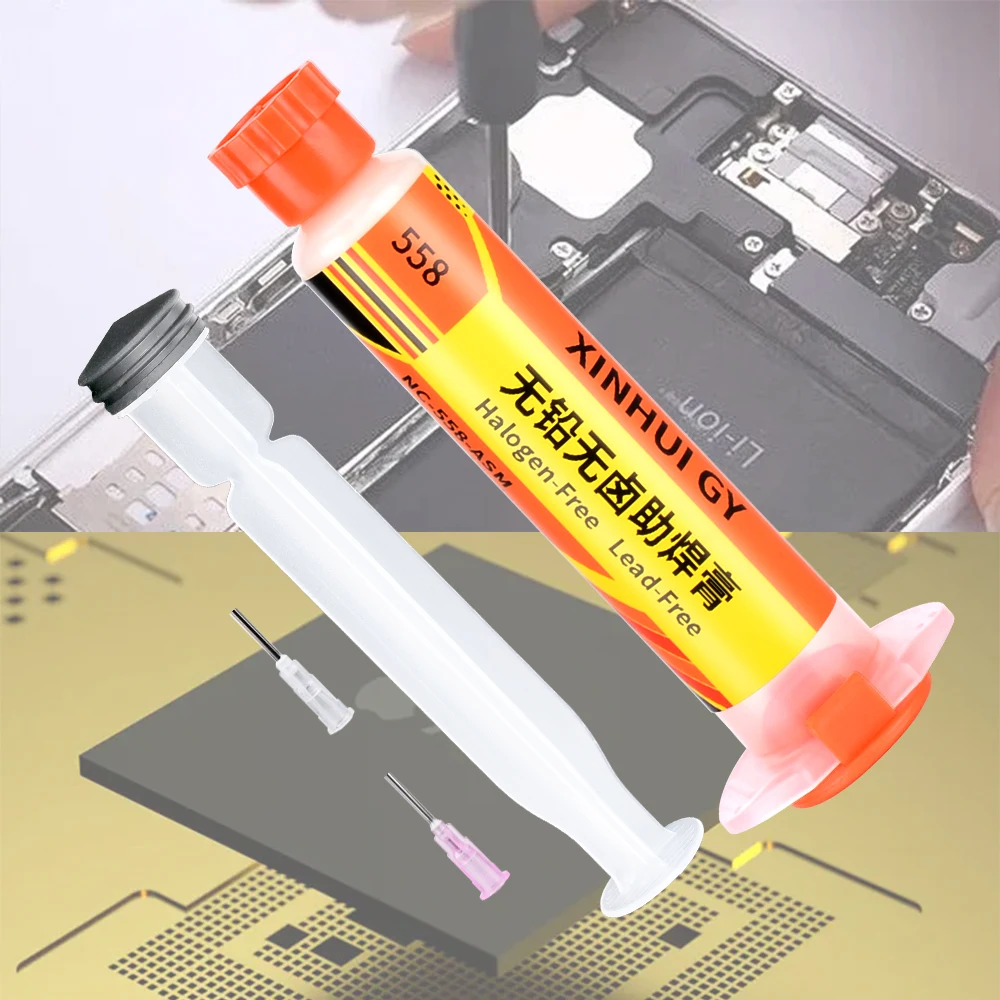 558 Lead-Free Halogen-Free Solder Paste 10ml 4 558 Lead-Free Halogen-Free Solder Paste 10ml - Image 4