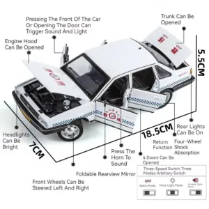 Vintage Red Santana 1:24 Diecast Model Car 12 S376321bd39404f4c926b118f997b3a04J
