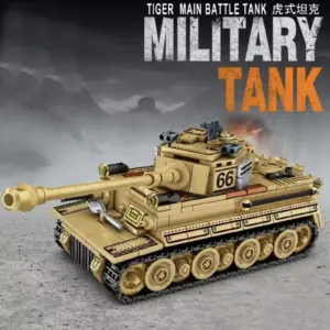 WWII Crawler Tank Building Set with 500+ Blocks 11 S3781c4d13f3347848415af640c8691c9W