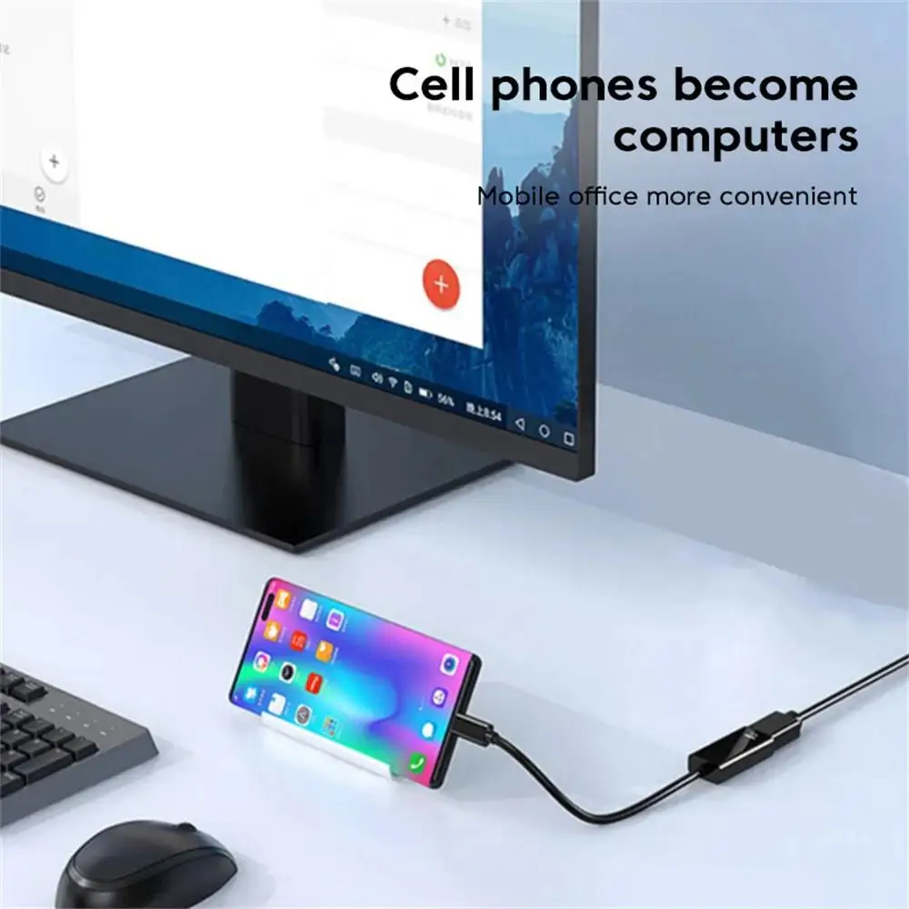 USB-C to HDMI Adapter Cable 4K 30Hz, 10Gbps 4 USB-C to HDMI Adapter Cable 4K 30Hz, 10Gbps - Image 4