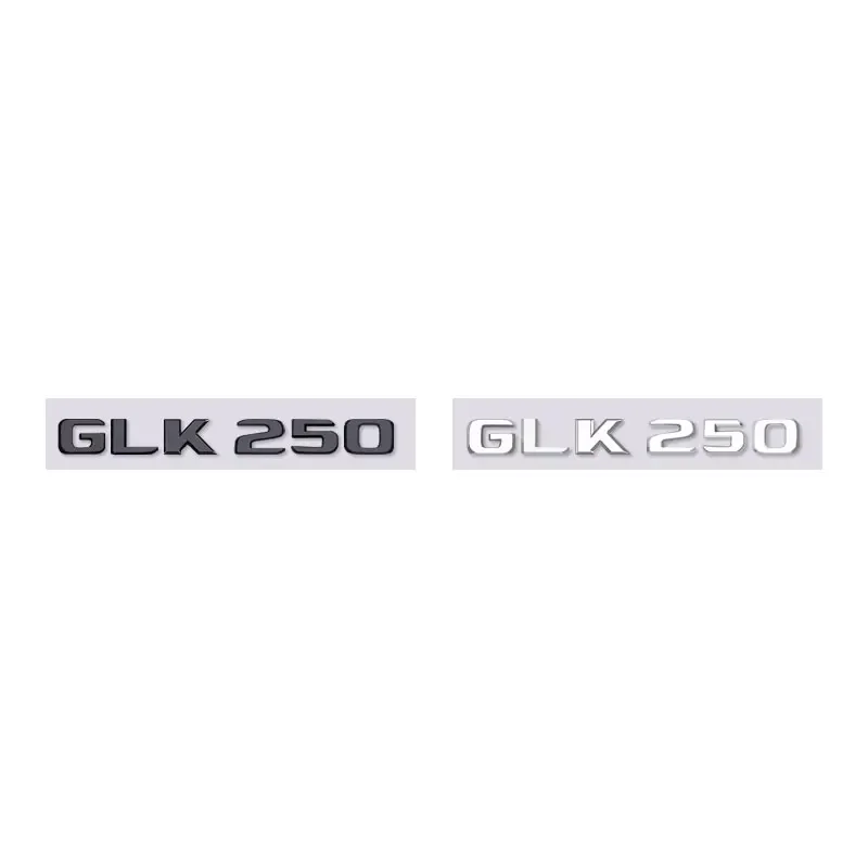Mercedes-Benz Model Badge Sticker Set for GLK250 & SLK55 5 Mercedes-Benz Model Badge Sticker Set for GLK250 & SLK55 - Image 5