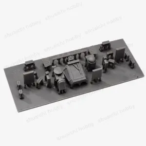 Resin Model Hangar for Type 055 Destroyer 9 S37b4b73752084574ae9341e15ba6bb2aB