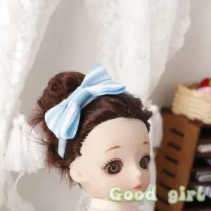 Miniature Doll Hairband with Black & White Bows 13 S37b798ca35ed4137ac3dd1a17f465307n