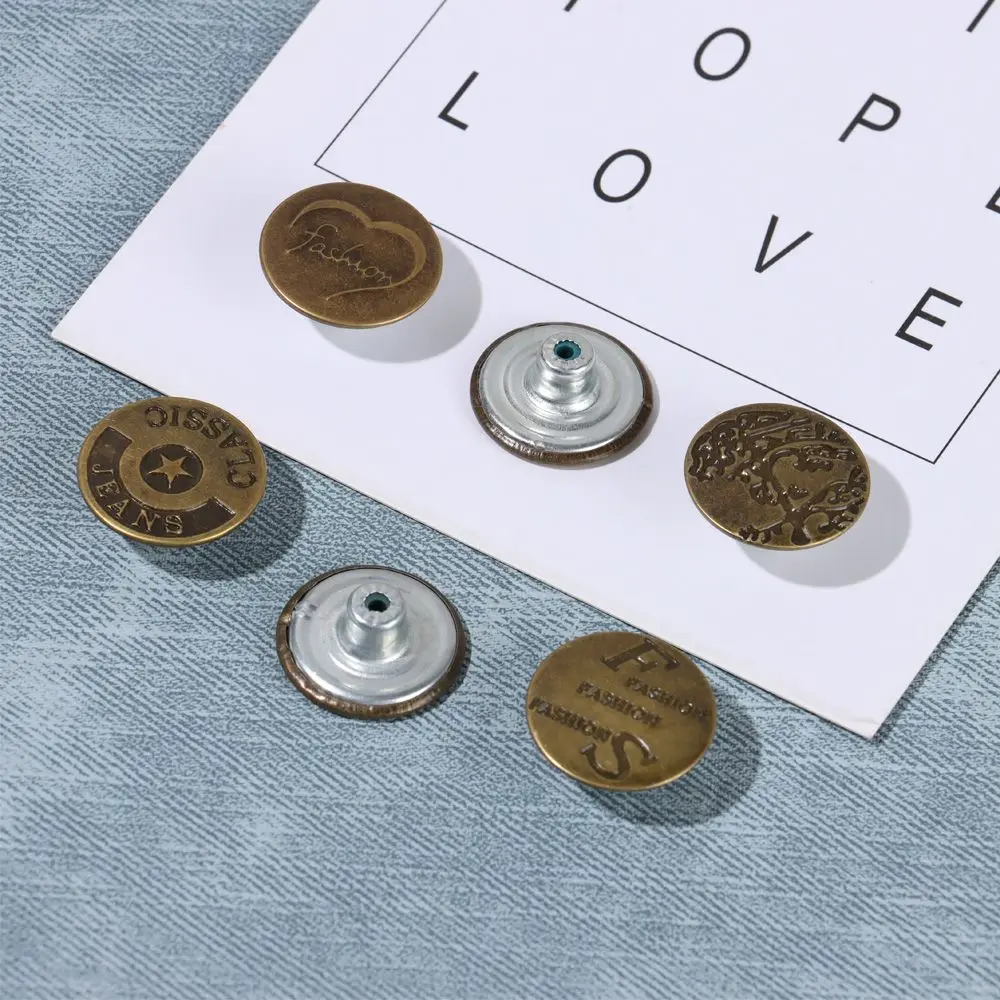 Vintage Bronze Snap Button for Denim 3 Vintage Bronze Snap Button for Denim - Image 3
