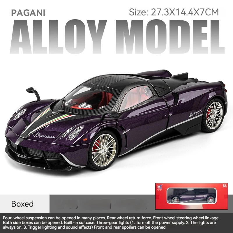 1/18 Scale Diecast Pagani Huayra Model 8 1/18 Scale Diecast Pagani Huayra Model - Image 8