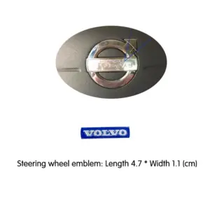 Premium Aluminum Car Logo Sticker 11.5/13.5/4.7 cm 18 S381859a2f2a44b8badb6af877bd04eebV