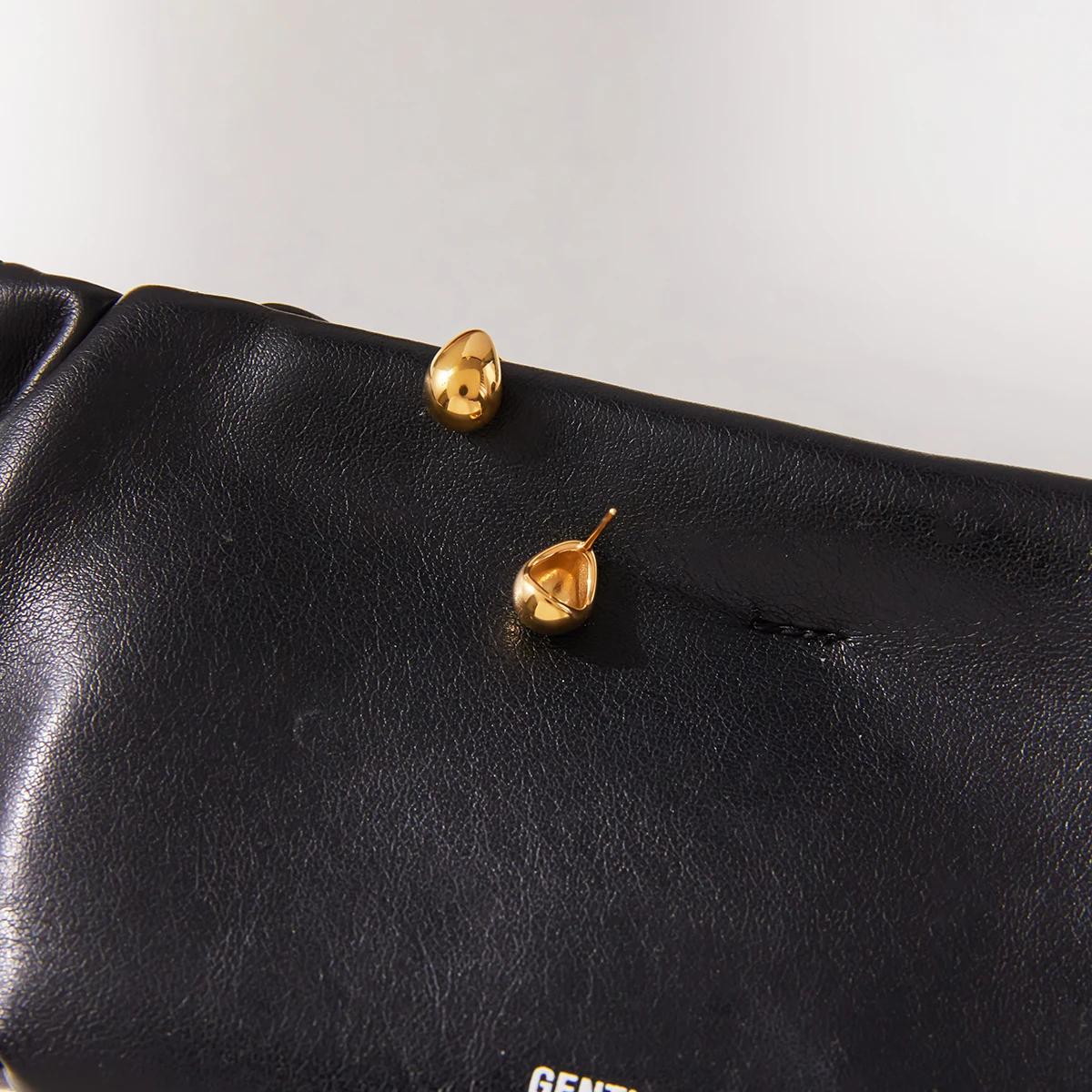 Gold Stainless Steel Drop Earrings for Women 5 Gold Stainless Steel Drop Earrings for Women - Image 5