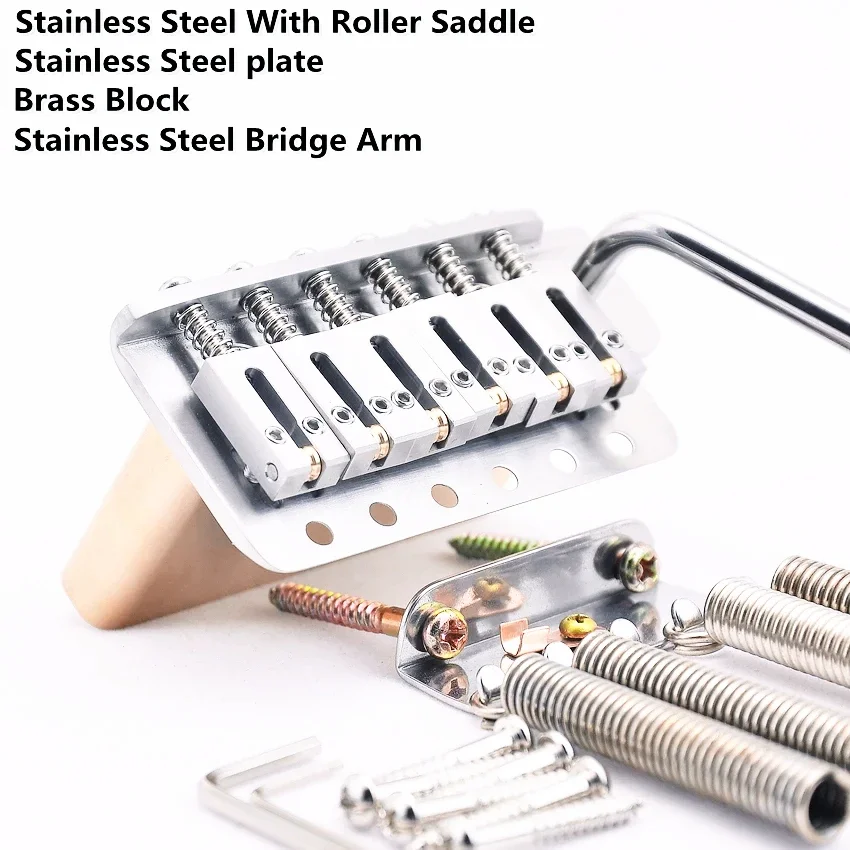 6-Point Tremolo System Bridge for Guitars 7 6-Point Tremolo System Bridge for Guitars - Image 7